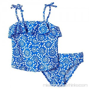 Osh Kosh B'gosh Big Girls' 2 Piece Floral Tankini Swimsuit 4 B01F2EA1ZC